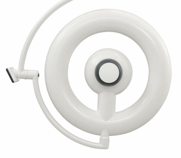 Image of Merivaara Q Flow Intelligent surgical lamp with camera.