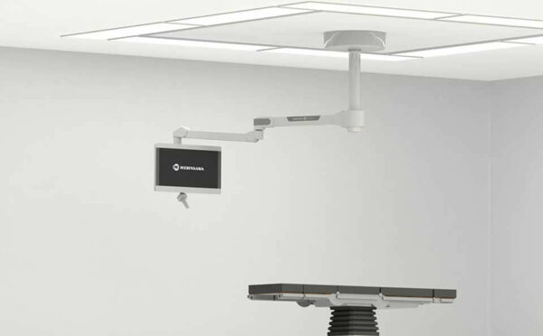 Image of Merivaara Solo suspension solution for ceiling mounting.