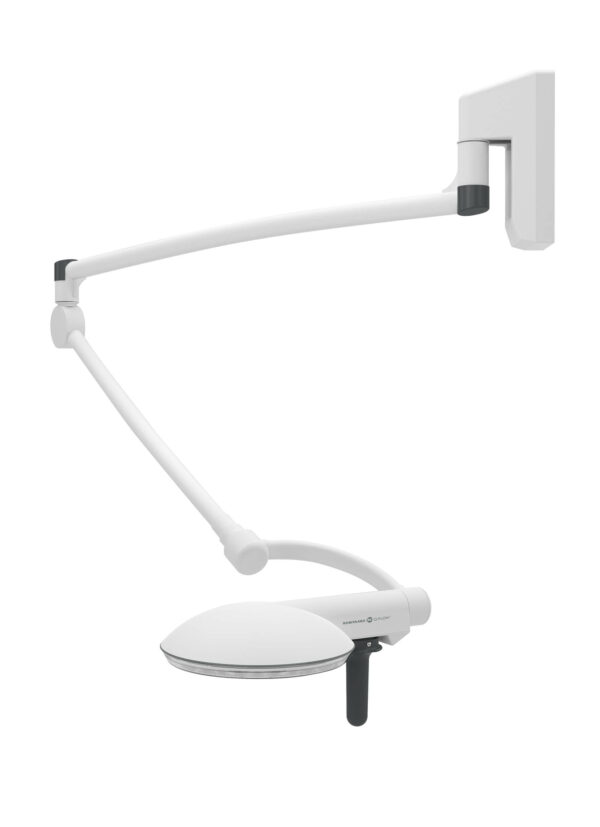 Image of wall mounted Q-Flow 1 examination light.