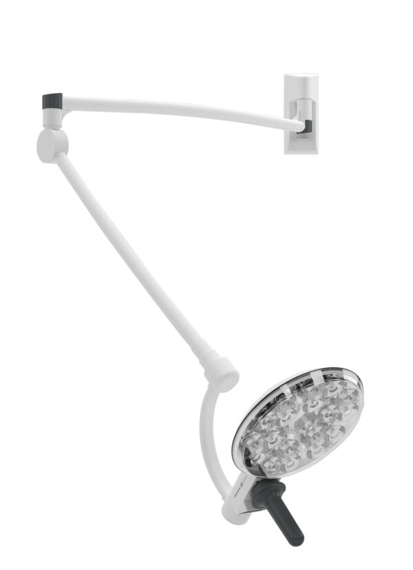 Image of wall mounted Q-Flow 2 surgical light.